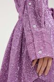 Сукня Stine Goya колір фіолетовий mini пряма (3373319)