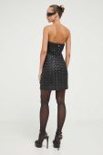 Сукня Rotate колір чорний mini облягаюча (3381929)