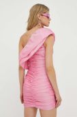 Сукня Rotate колір рожевий mini облягаюча (3384132)