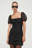 Сукня Rotate колір чорний mini облягаюча (3381943)