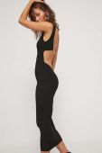 Сукня GCDS колір чорний midi облягаюча