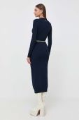 Сукня MICHAEL Michael Kors колір синій midi облягаюча