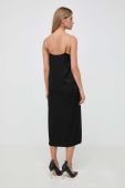 Сукня MICHAEL Michael Kors колір чорний midi пряма