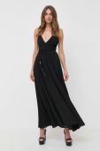 Сукня Liu Jo колір чорний maxi розкльошена (3439035)