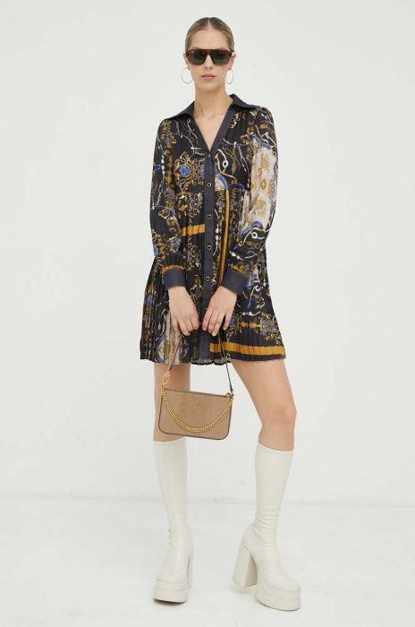 Сукня Liu Jo колір чорний mini розкльошена (3342671)