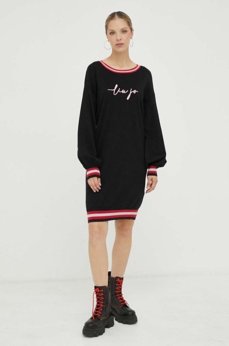 Сукня Liu Jo колір чорний mini oversize (3342675)