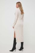 Сукня Liu Jo колір бежевий midi пряма