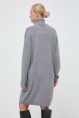 Сукня з домішкою вовни Liu Jo колір сірий mini пряма