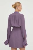 Сукня Elisabetta Franchi колір фіолетовий mini облягаюча (3689069)