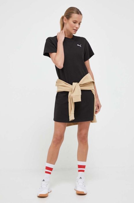 Сукня Puma колір чорний mini пряма (3503268)