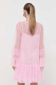 Сукня Twinset колір рожевий mini розкльошена (3508195)