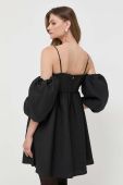 Сукня Twinset колір чорний mini розкльошена (3482672)
