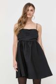 Сукня Twinset колір чорний mini розкльошена (3482672)