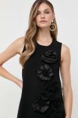 Сукня Twinset колір чорний mini розкльошена (3482676)