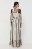 Сукня Twinset колір бежевий maxi розкльошена (3551368)