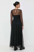 Сукня Twinset колір чорний maxi розкльошена (3474728)