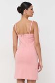 Сукня Twinset колір рожевий mini облягаюча