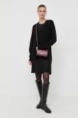 Сукня і светр Twinset колір чорний mini облягаюча