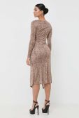 Сукня Twinset колір бежевий mini облягаюча (3474776)
