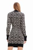 Сукня Desigual колір чорний mini облягаюча (3477858)