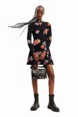 Сукня Desigual колір чорний mini пряма (3602973)