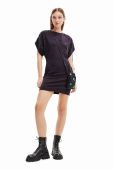 Сукня Desigual колір чорний mini облягаюча (3482712)