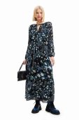 Сукня Desigual колір чорний maxi пряма (3564721)