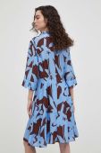 Сукня Marc O'Polo mini розкльошена колір блакитний (3439044)
