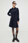 Вельветова сукня Marc O'Polo колір синій mini розкльошена