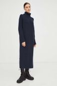Бавовняна сукня Marc O'Polo колір синій midi oversize