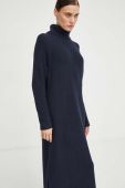 Бавовняна сукня Marc O'Polo колір синій midi oversize