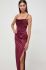 Сукня Guess колір бордовий maxi облягаюча