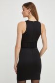 Сукня Guess колір чорний mini облягаюча (3547608)