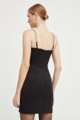 Сукня Guess колір чорний mini розкльошена (3547616)