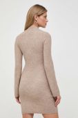 Сукня Guess колір бежевий mini облягаюча (3614875)