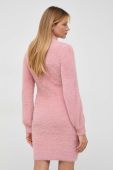 Сукня Guess колір рожевий mini облягаюча (3606247)