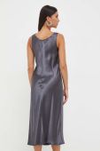 Сукня Max Mara Leisure колір сірий midi розкльошена
