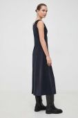 Сукня Max Mara Leisure колір синій midi розкльошена (3674270)