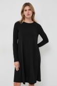 Сукня Max Mara Leisure колір чорний mini розкльошена