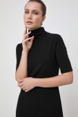 Сукня Max Mara Leisure колір чорний midi розкльошена (3676451)