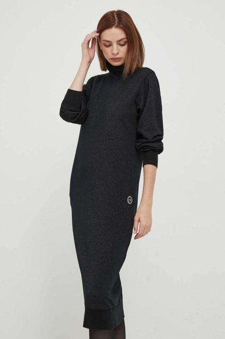 Сукня Deha колір чорний mini пряма