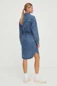 Джинсова сукня American Vintage колір синій mini розкльошена