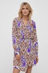 Сукня Sisley mini облягаюча колір барвистий