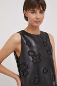 Сукня Sisley колір чорний mini пряма (3622254)