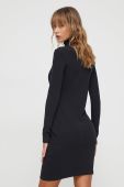 Сукня HUGO колір чорний mini облягаюча (3591996)