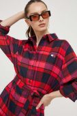 Сукня Tommy Jeans колір червоний mini пряма (3434691)