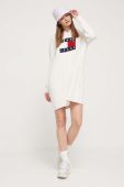 Сукня Tommy Jeans колір бежевий mini oversize