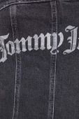 Джинсова сукня Tommy Jeans колір сірий mini облягаюча