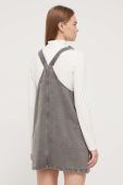 Джинсова сукня Tommy Jeans колір сірий mini пряма
