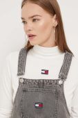 Джинсова сукня Tommy Jeans колір сірий mini пряма
